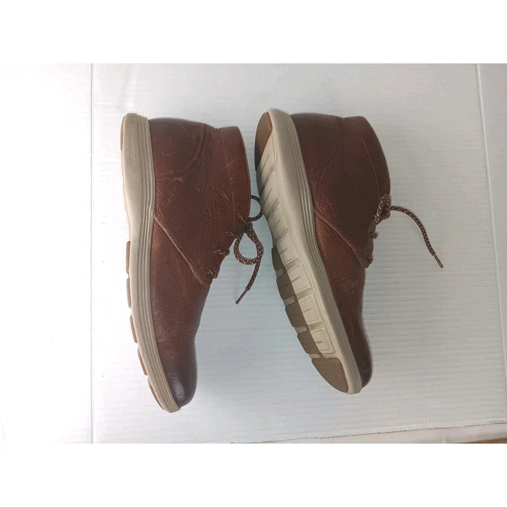 Cole Haan Grand Tour Chukka Men's Size 9.5 M Leather Brown Boots C25564